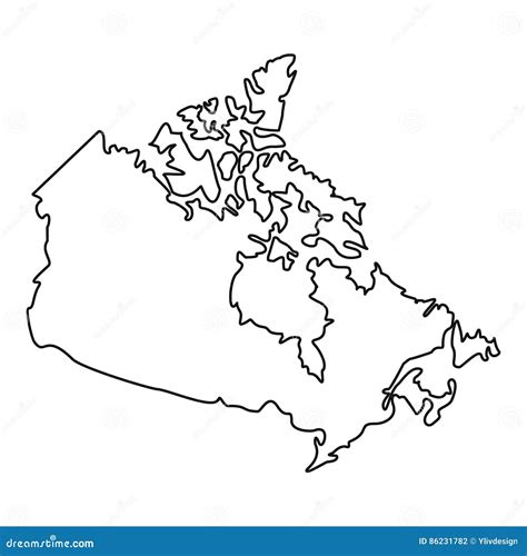 Canada Map Outline – Get Map Update