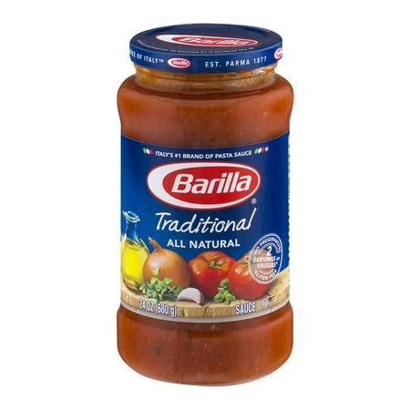 Barilla Pasta Sauce Traditional, 24.0 OZ - Walmart.com