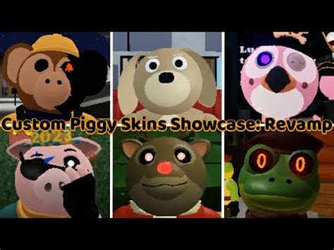 Custom Piggy Skins Showcase: Revamp - All Jumpscares (Game created by ...