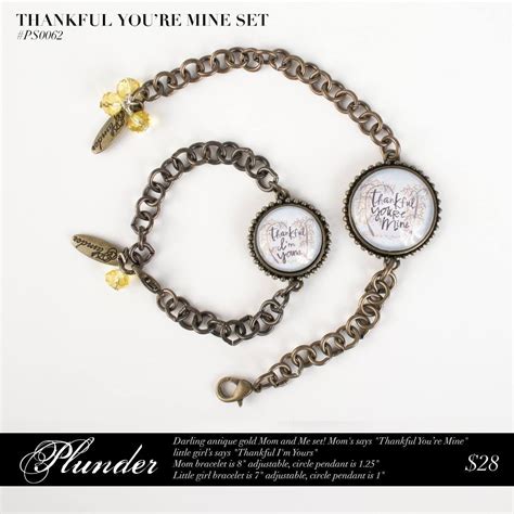 Thankful you're Mine Set Plunder Design. Vintage Jewelry. Savvy Prices ...