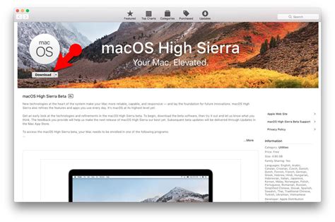 How to Download macOS High Sierra for Free - macOS 10.13