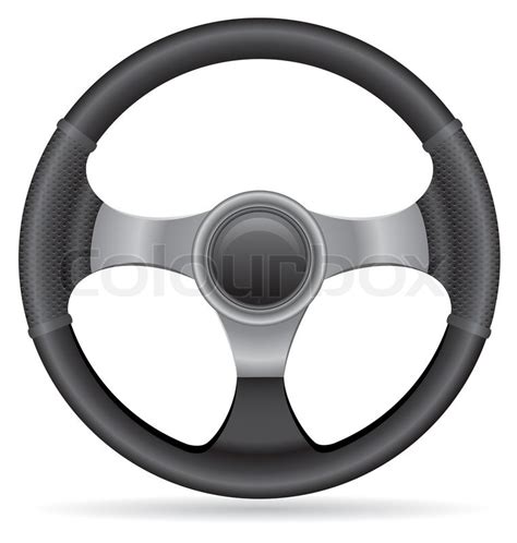 Car steering wheel illustration ... | Stock image | Colourbox