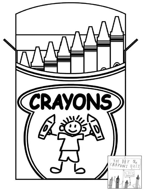 The Day The Crayons Quit Coloring Page - Coloring Home