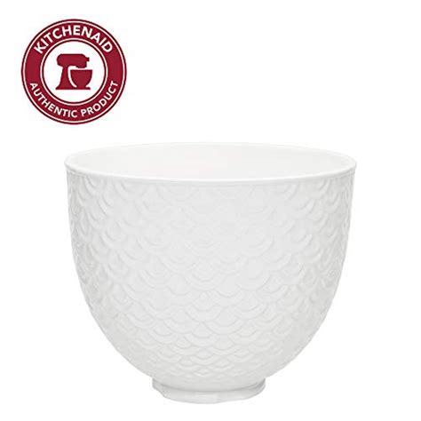 KitchenAid Ceramic Bowl 5-Quart - Mermaid Lace White — Deals from SaveaLoonie!