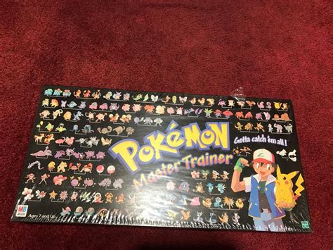 Pokemon Master Trainer Board Game Sealed 1999 | #1864944545