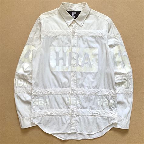 Hood By Air Vintage Hood By Air HBA Logo 69 Playboi Carti Button Shirt ...