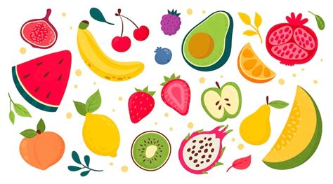 Free Vector | Hand drawn fruit collection