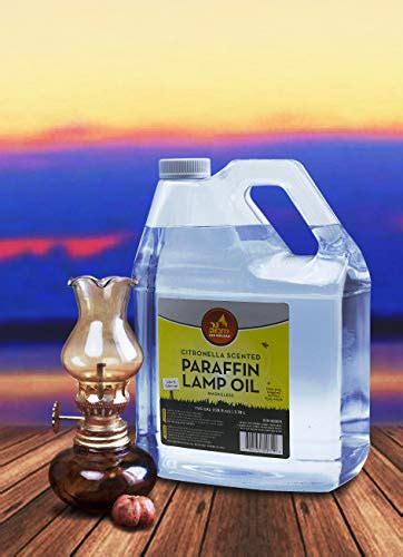 Citronella Scented Lamp Oil, 1 Gallon - Smokeless and Odorless Insect and Mosquito Repellent ...