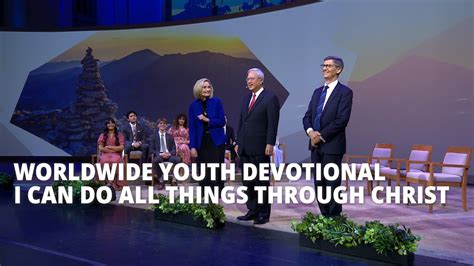 Elder Gong Hosts Worldwide Youth Devotional - YouTube