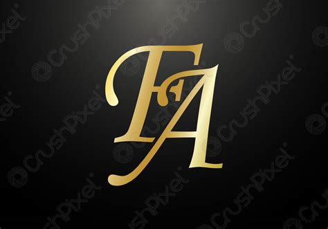 Initial Monogram Letter FA Logo Design Vector Template FA Letter - stock vector 2141386 | Crushpixel