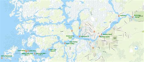 Florida Pontoon Notes – Homosassa River Map | Florida Paddle Notes