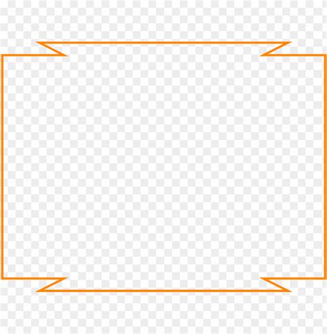 orange border frame png - Free PNG Images | TOPpng