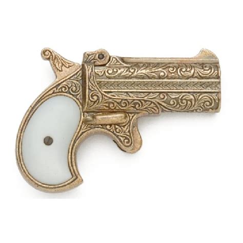 Non - firing replica pistol - Derringer - gold color