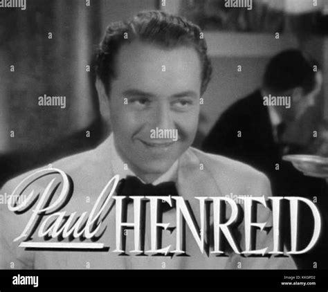 Paul Henreid in Now Voyager trailer Stock Photo - Alamy