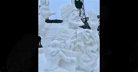 Photos: The winners of the World Snow Sculpting Championship in Stillwater - Bring Me The News