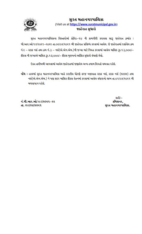 Surat Municipal Corporation Recruitment 2021 - Surat Municipal Corporation (SMC) Recruitment for ...