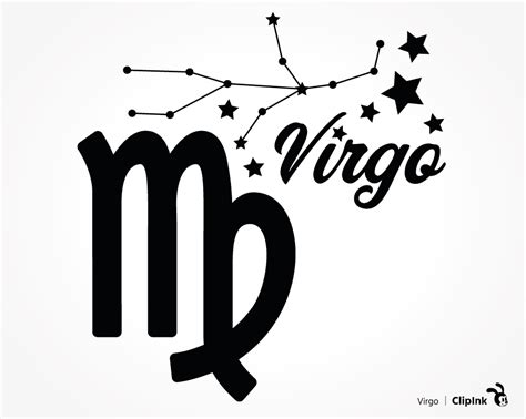 Virgo svg, Astrology zodiac sign | svg, png, eps, dxf, pdf - ClipInk