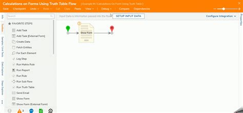 Calculation on Forms Using Truth Tables - Truth Table