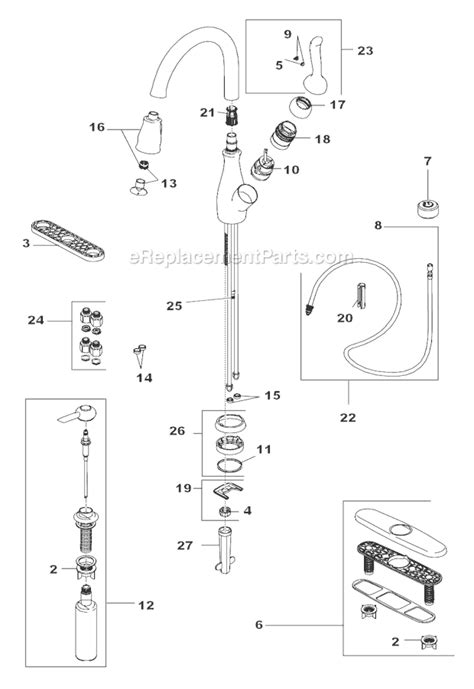 Delta Leland Kitchen Faucet Parts Diagram | Wow Blog