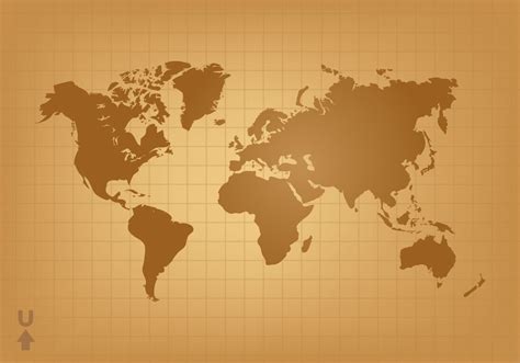 Vintage World Map Vector - Download Free Vector Art, Stock Graphics & Images