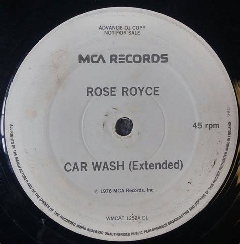 Rose Royce – Car Wash (Extended) (1988, Vinyl) - Discogs