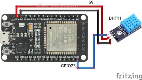 Esp32 Oled Dht11 Dht22 Sensor Circuit Diagram Schematics Temperature ...