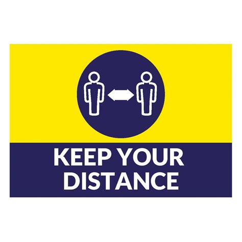 Keep Your Distance COVID-19 Safety Posters