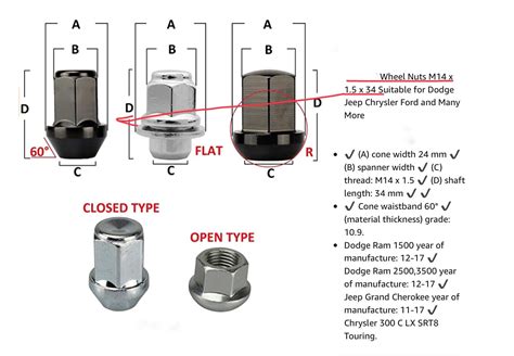 S Performance lug nut/bolt size. As in the Head of the bolt/nut, not ...