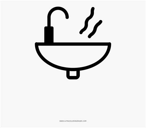 Kitchen Sink Coloring Page