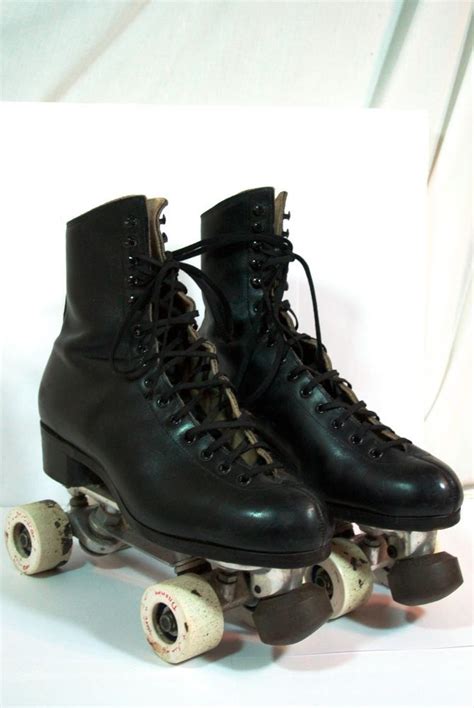 Riedell Roller Skates Leather Mens Sz 10 Douglass Snyder Custom Plates RED WING #Riedell ...