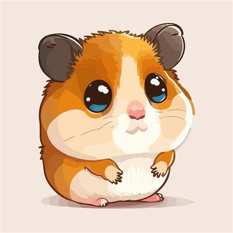 Premium Vector | Cute hamster cartoon style