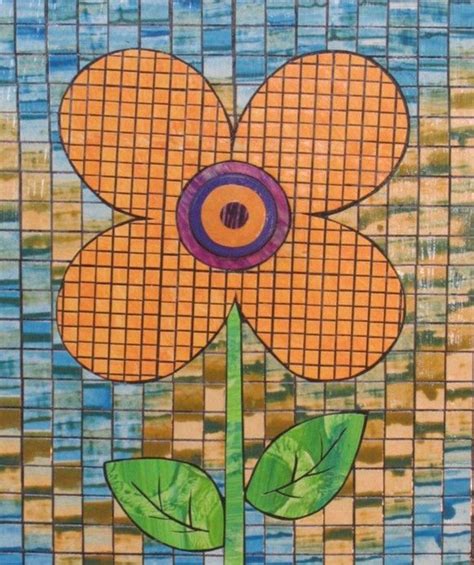 Example of Paste Painting and Paper Mosaics made by Lorrie Abdo for her class at Sievers. | Book ...