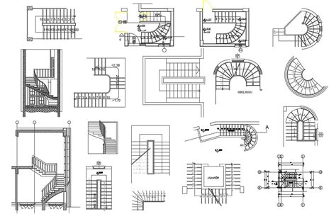 Stairs Drawing Plan