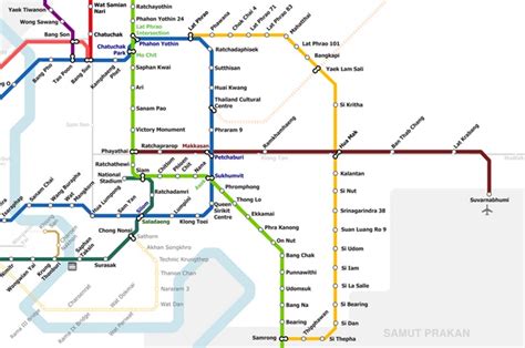 Airport Rail Link Bangkok - Ticket price, route & time table