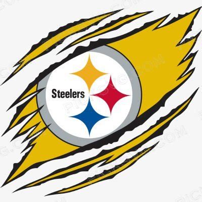 Ripped Pittsburgh Steelers Logo Svg Free