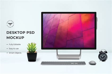 20+ Desktop Computer Mockup Templates | Design Shack