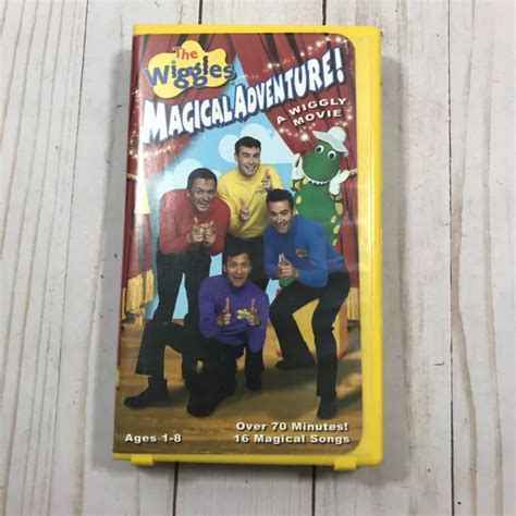 THE WIGGLES MAGICAL Adventure! VHS A Wiggly Movie 16 Songs Yellow Clamshell 2002 EUR 11,27 ...