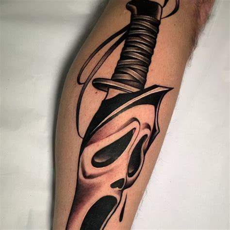 Discover more than 62 scream knife tattoo best - in.eteachers