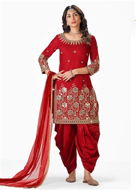 Latest Punjabi Suits - Patiala - Empress Clothing