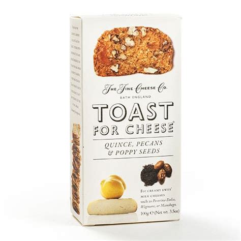 Toast for Cheese Coing, Noix de Pécan et Graines de Pavot