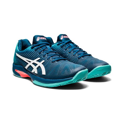 Buy ASICS Solution Speed FF Clay Court Shoe Men Petrol, White online | Tennis Point UK