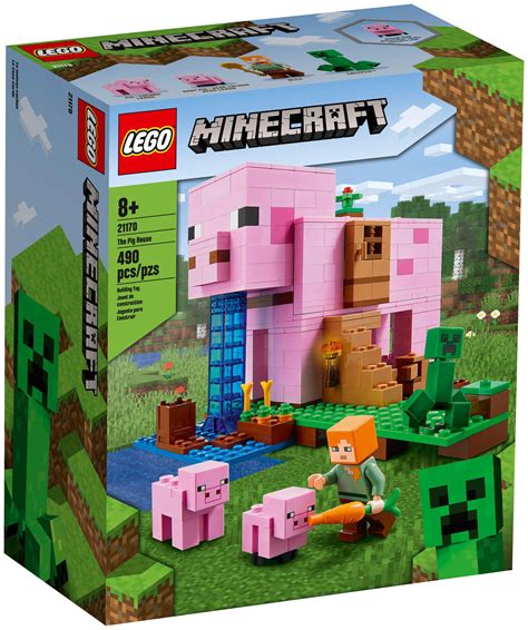 LEGO Minecraft 21170 pas cher, La Maison Cochon