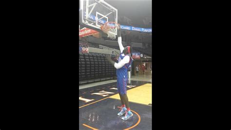 Tacko Falls no jump Dunk - YouTube