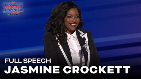 FULL SPEECH: Texas Rep. Jasmine Crockett addresses the DNC - Main ...