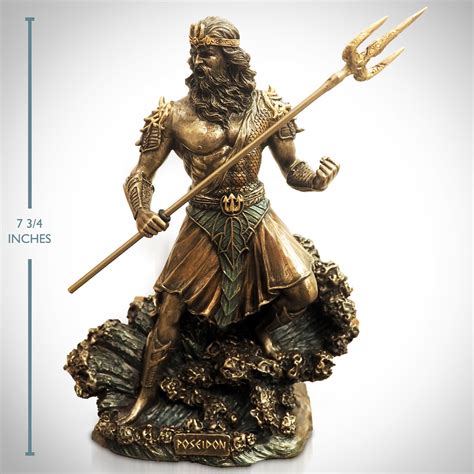 Greek God Of The Sea Poseidon // Cast Bronze Statue - RARE-T - Touch of Modern