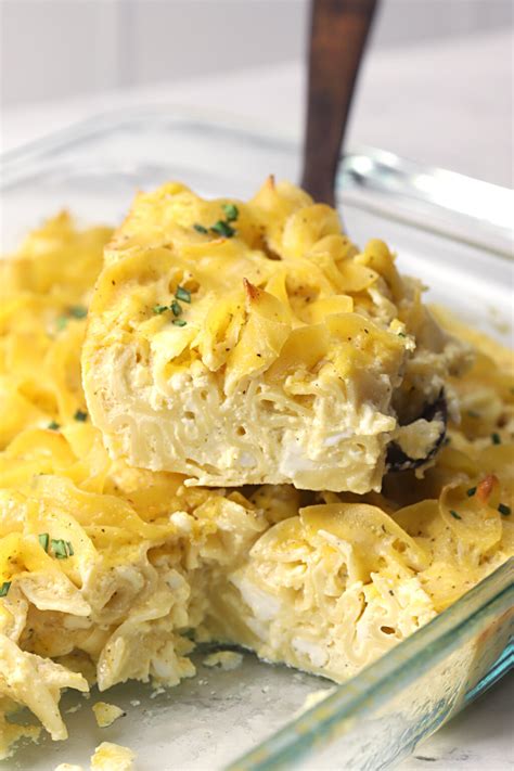 Savory Brown Butter Noodle Kugel - The Toasty Kitchen