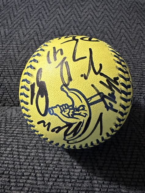 Savannah Bananas Team Signed Official Baseball 2023 Jesse Cole 24 ...