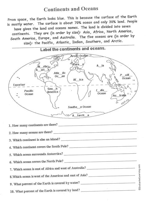 Grade 4 Geography Term 2 Worksheets