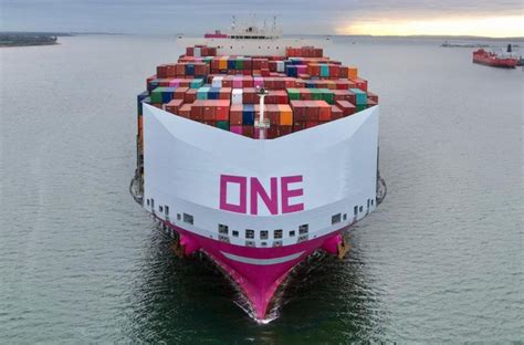 ONE equips another mega container vessel with bow wind shield ...