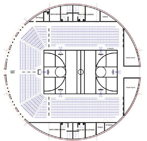 High School Gymnasium Floor Plan